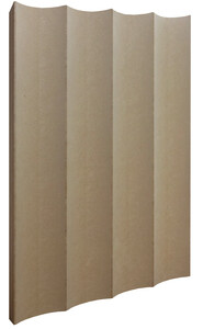 3" Fluted on 1" MDF